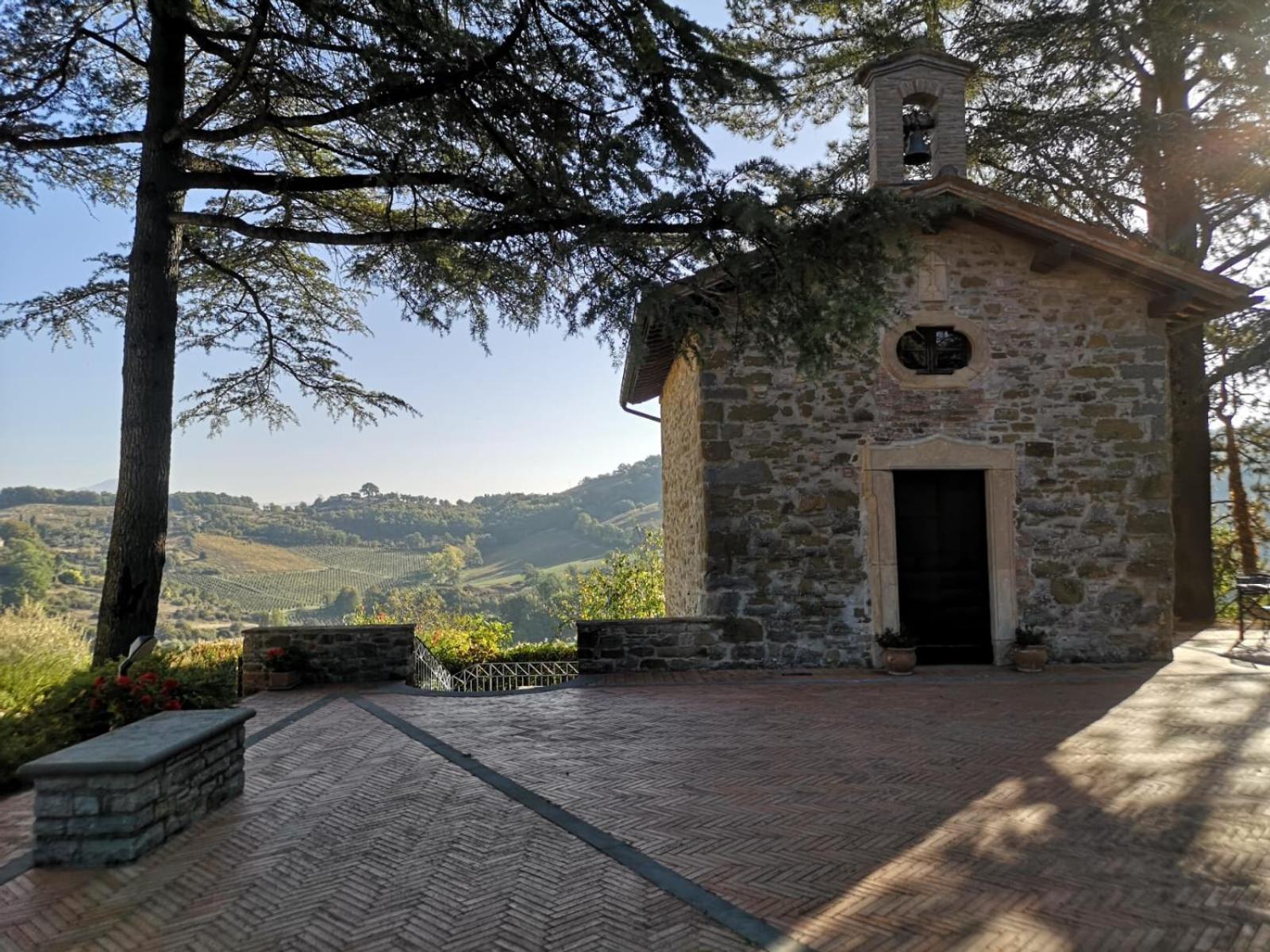 Tenuta Borgo San Michele Gubbio Bagian luar foto