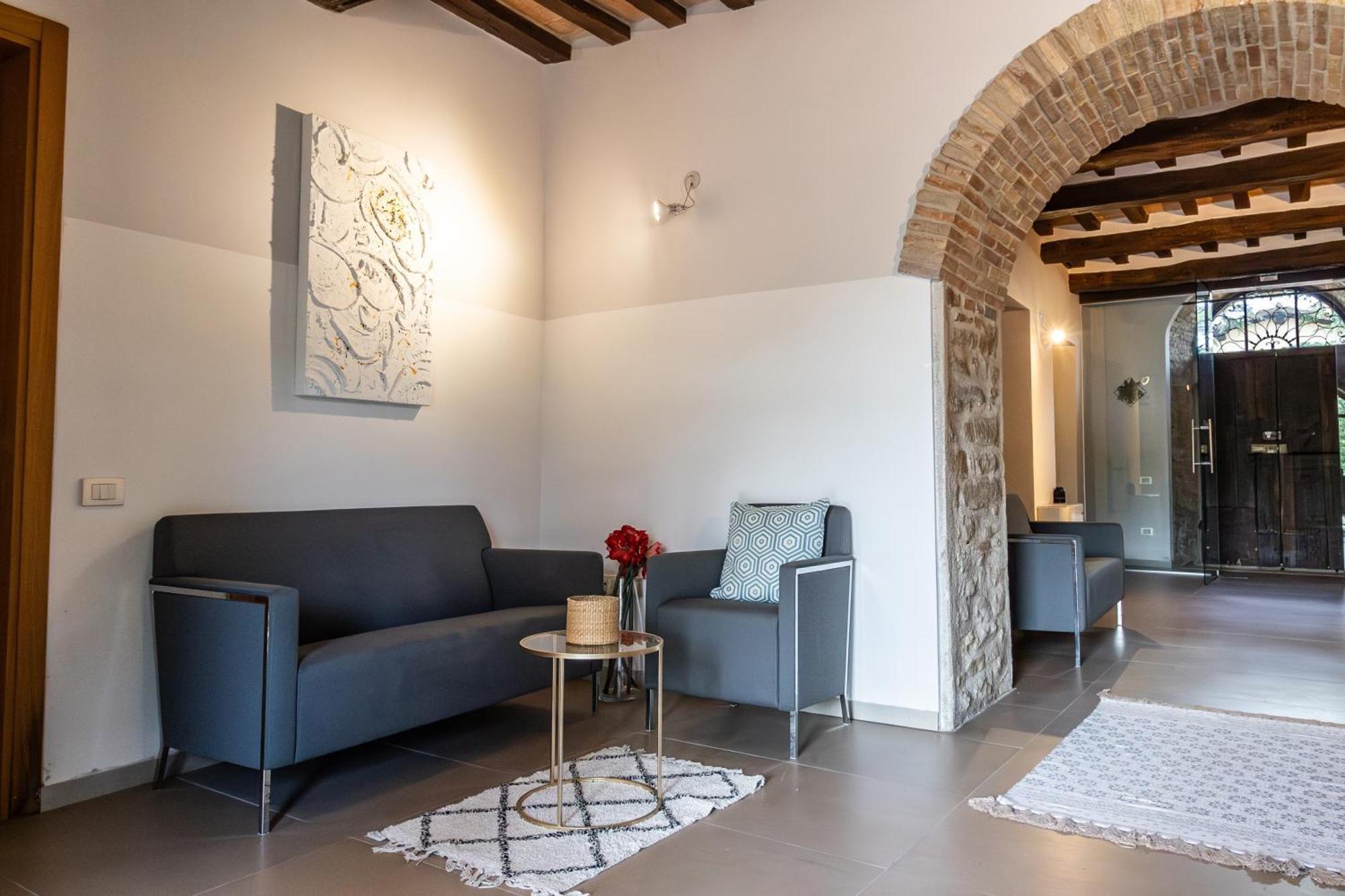 Tenuta Borgo San Michele Gubbio Bagian luar foto